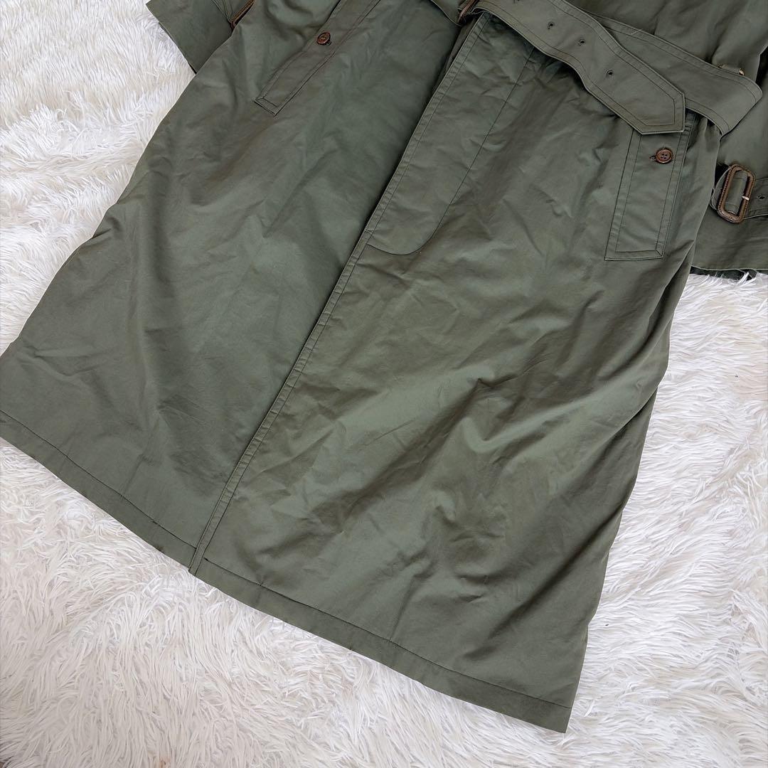 80s ヴィンテージ Burberry ノバチェック カシミヤ トレンチコート