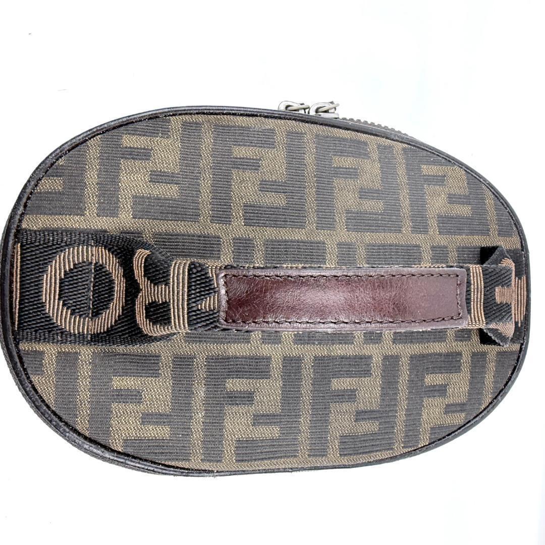 希少【美品】FENDI フェンディ ズッカ柄 バニティ バッグ ポーチ