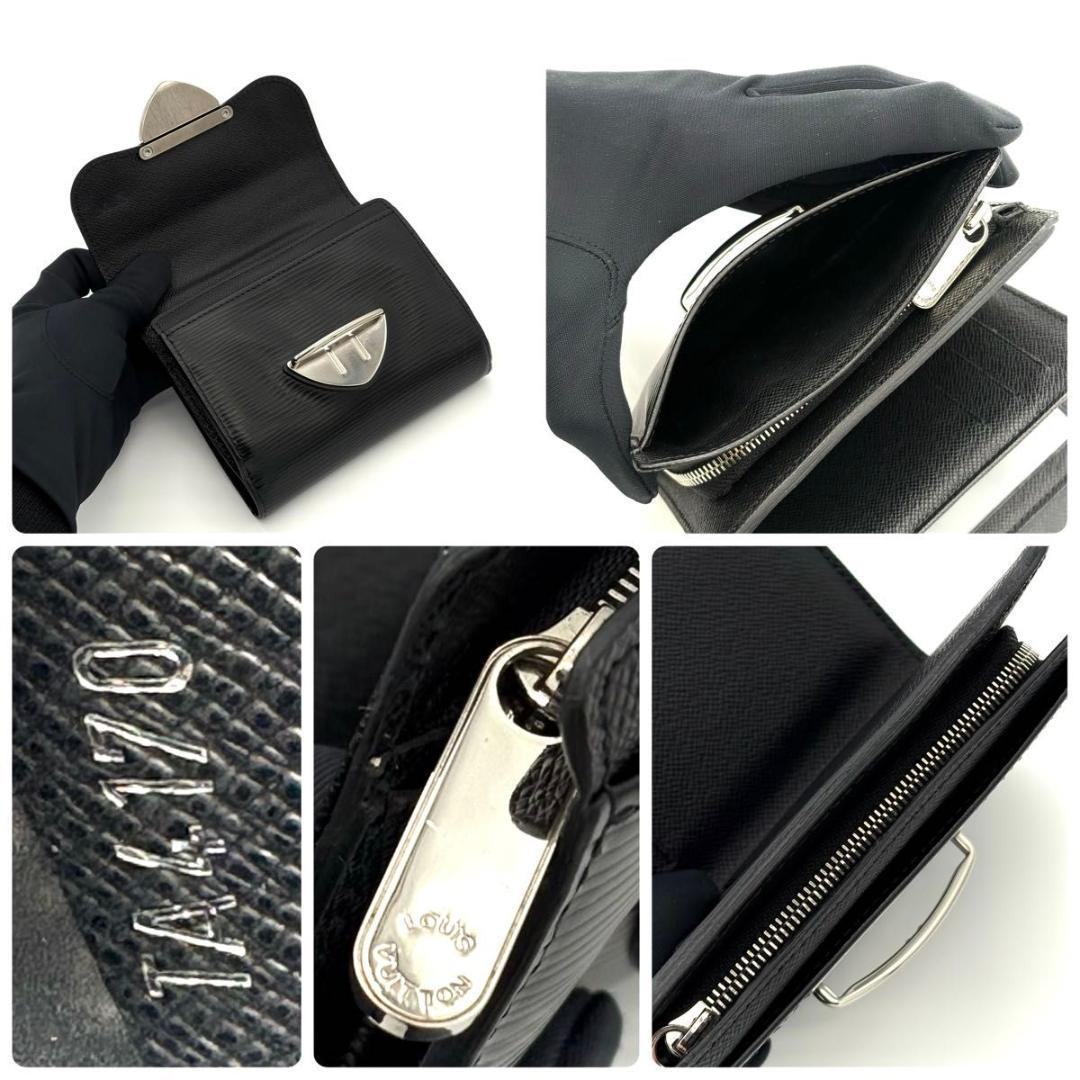 ルイヴィトン 折財布 エピ ノワール ポルトフォイユ ジョイ ブラック 2312