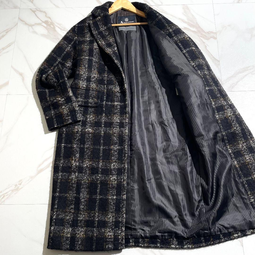aquascutum アクアスキュータム チェスターコート アルパカ ウール