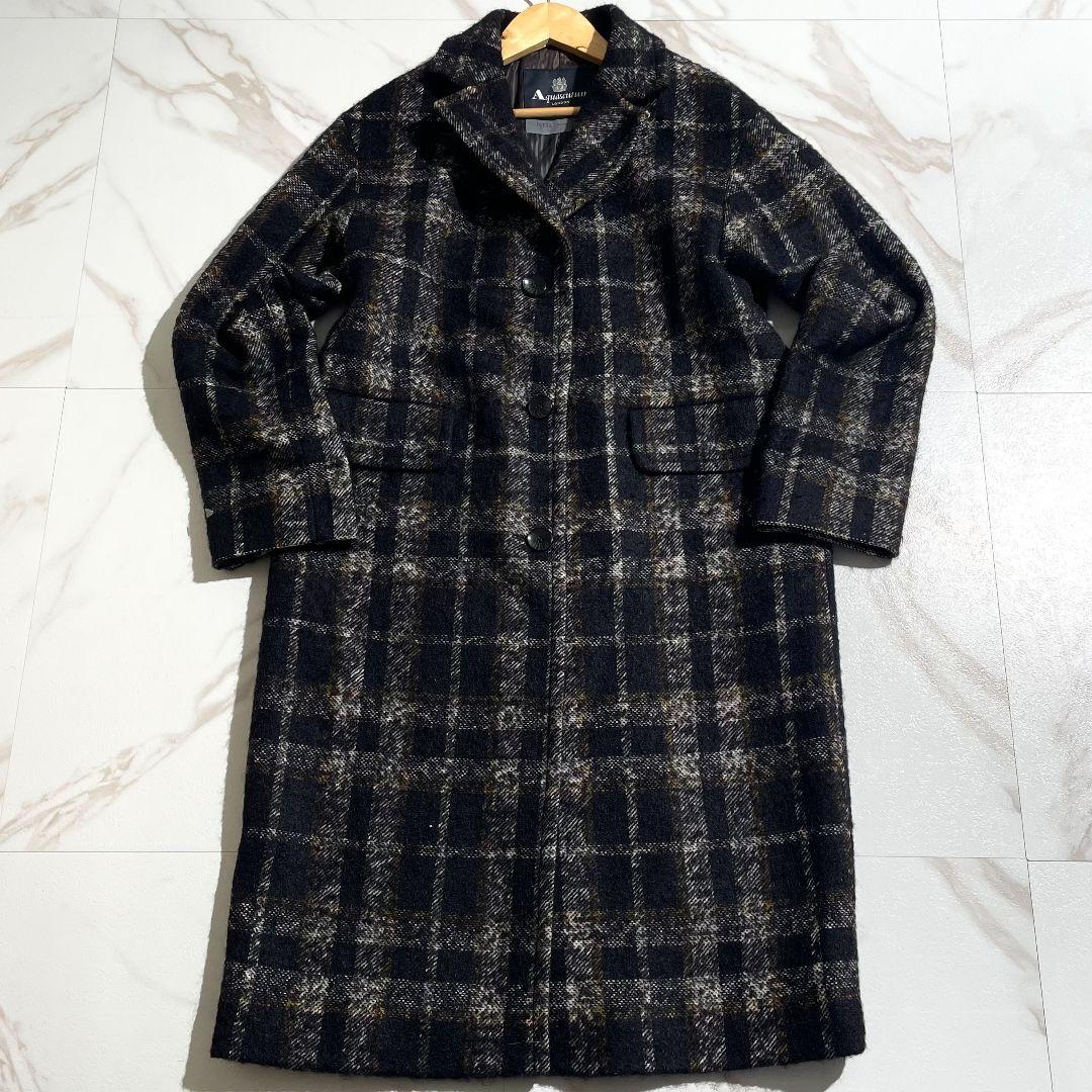 aquascutum アクアスキュータム チェスターコート アルパカ ウール