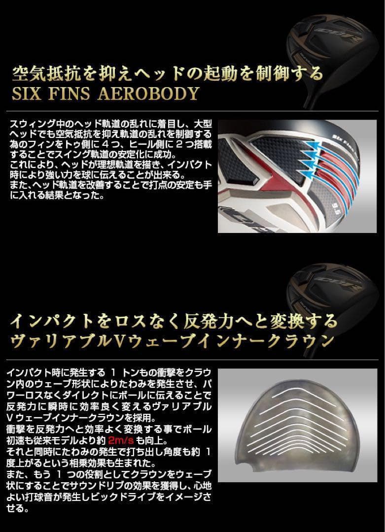 世界最高反発＋三菱ドラコン飛匠で55Yアップ! ワークスゴルフ CBRプレミア