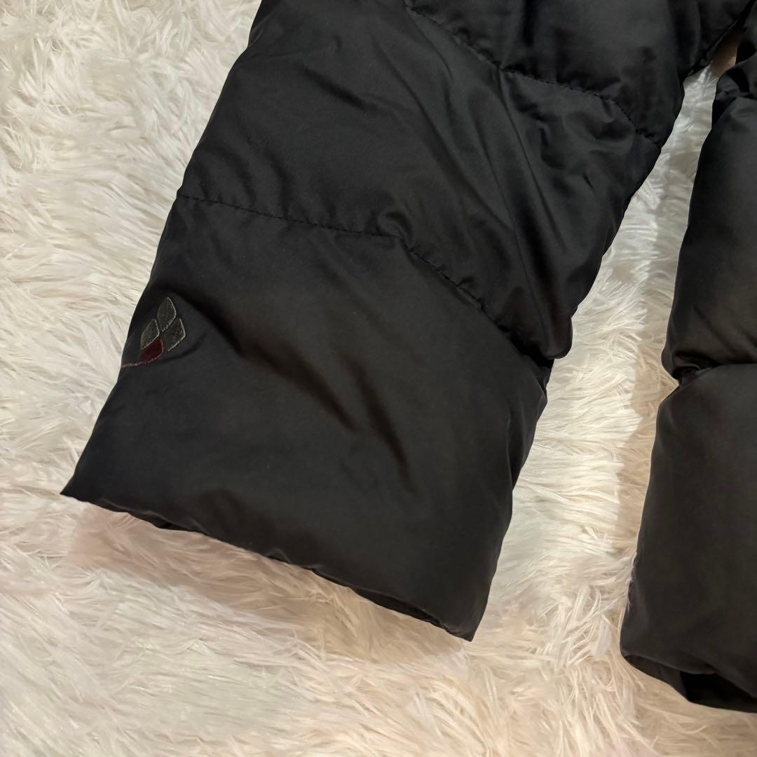 【人気】モンベル　トラベルダウンパーカ ダウンジャケット 2WAY ブラック L