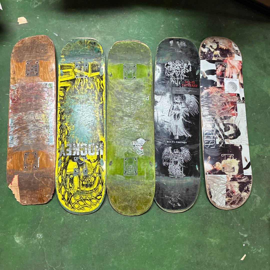 ◾️必見◾️スケボー　廃デッキ　5枚　8