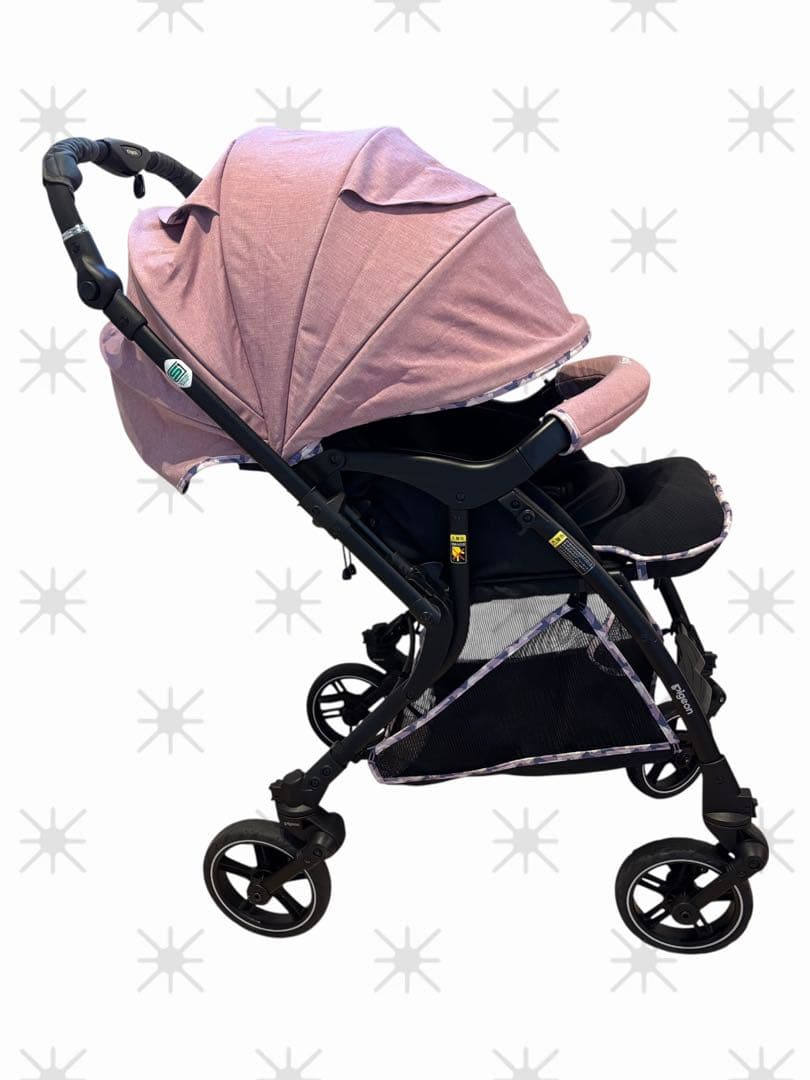 【美品】限定ピジョン ベビーカー ランフィリノン ピンク アカチャンホンポ限定