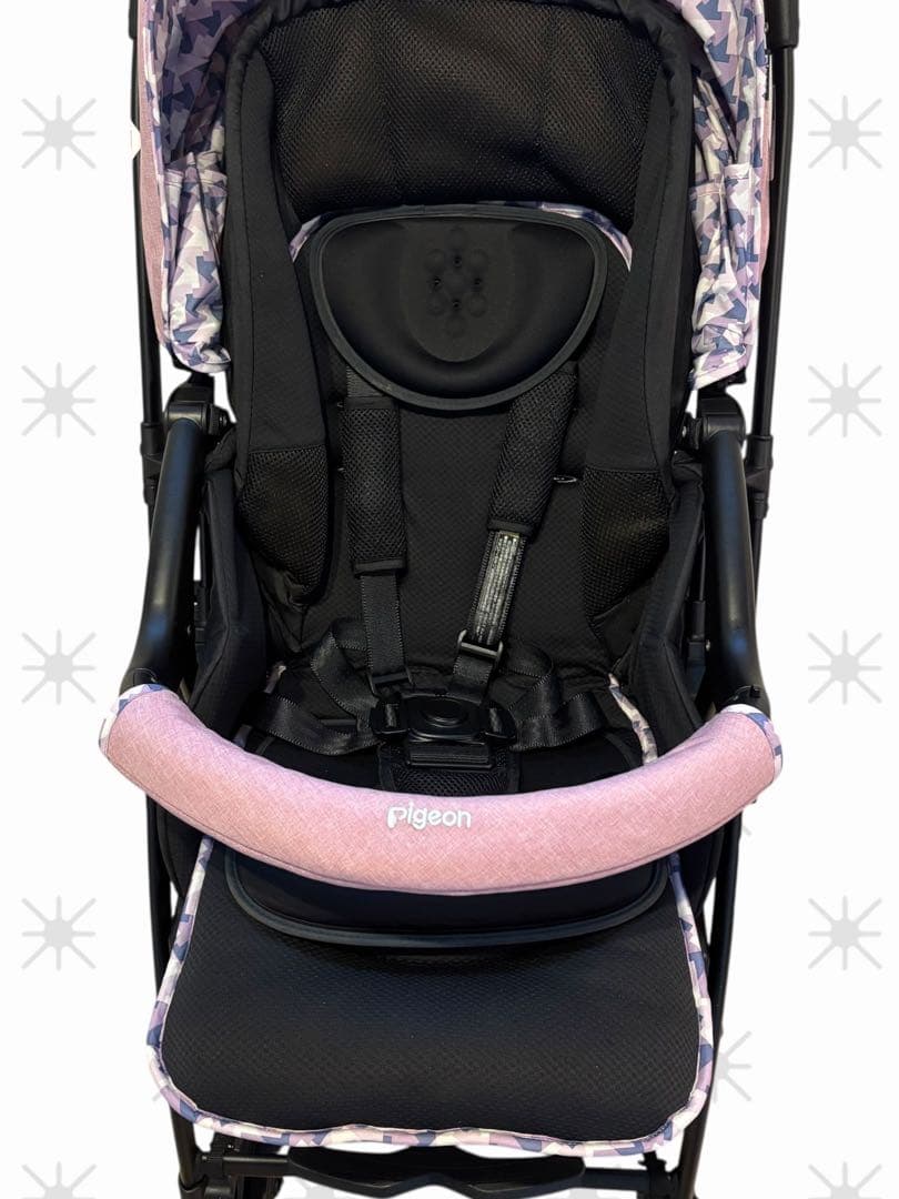 【美品】限定ピジョン ベビーカー ランフィリノン ピンク アカチャンホンポ限定