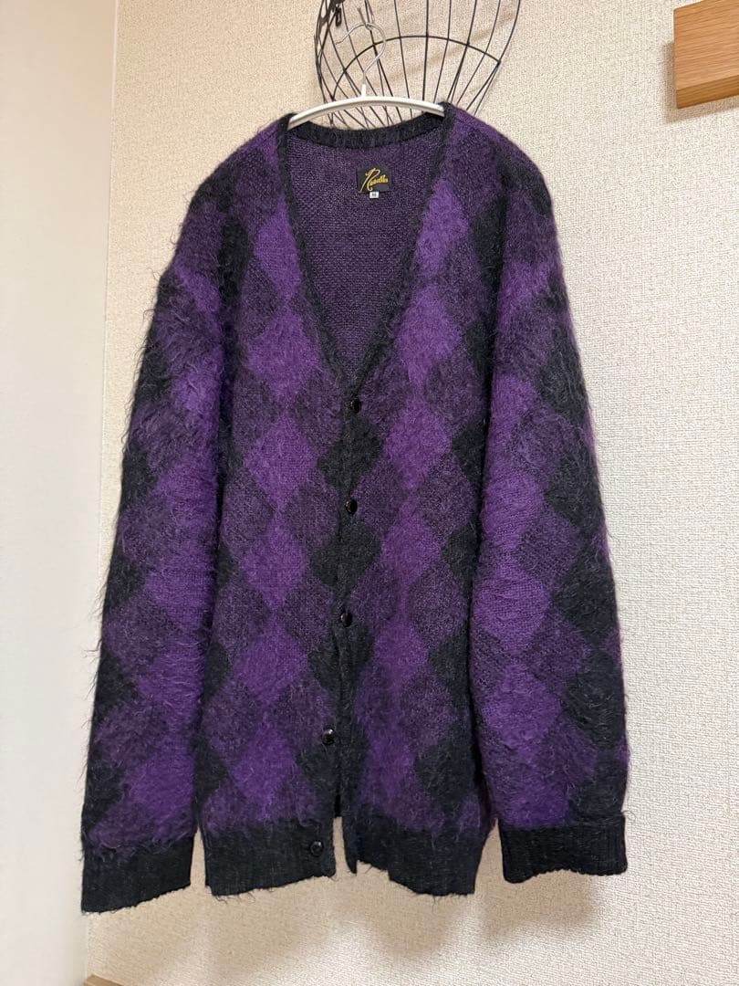1/4までの出品 Needles mohair cardigan