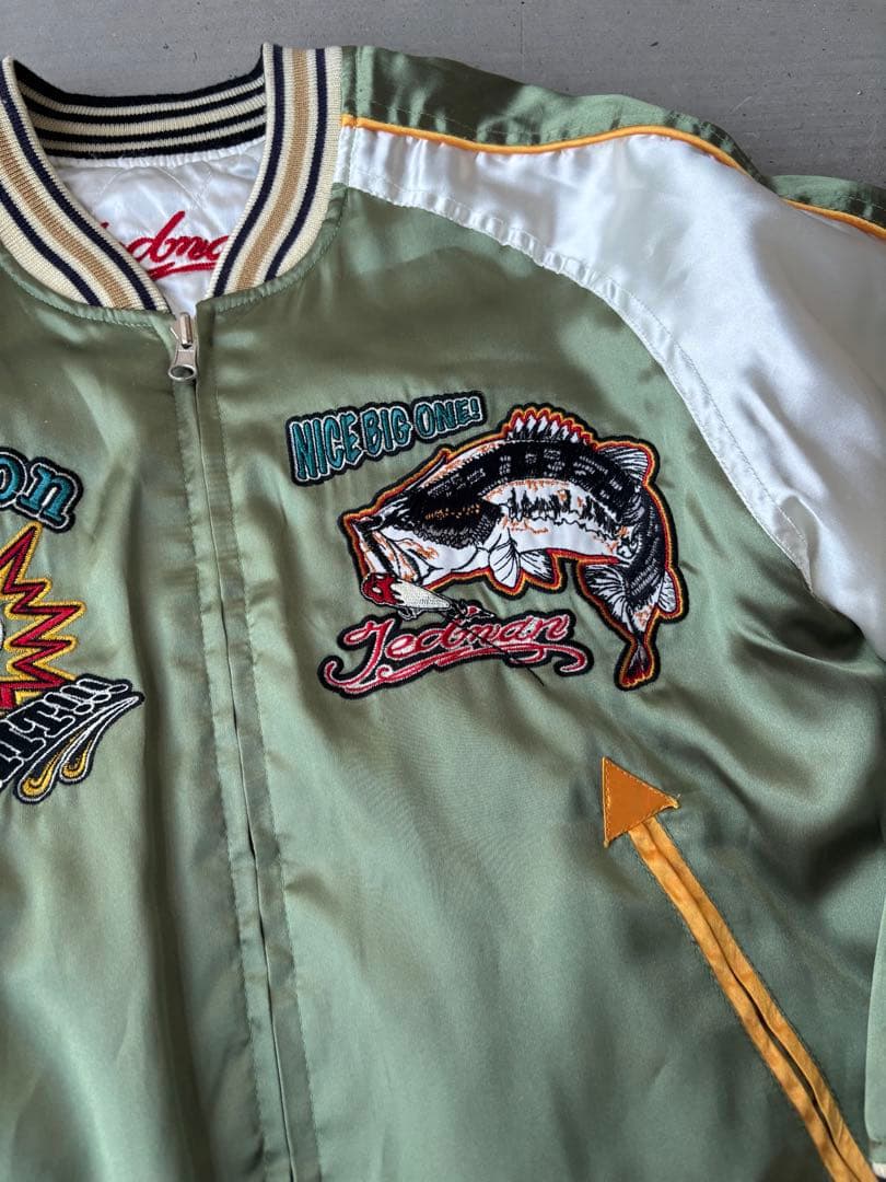 TEDMAN リバーシブル スカジャン ブラックバス