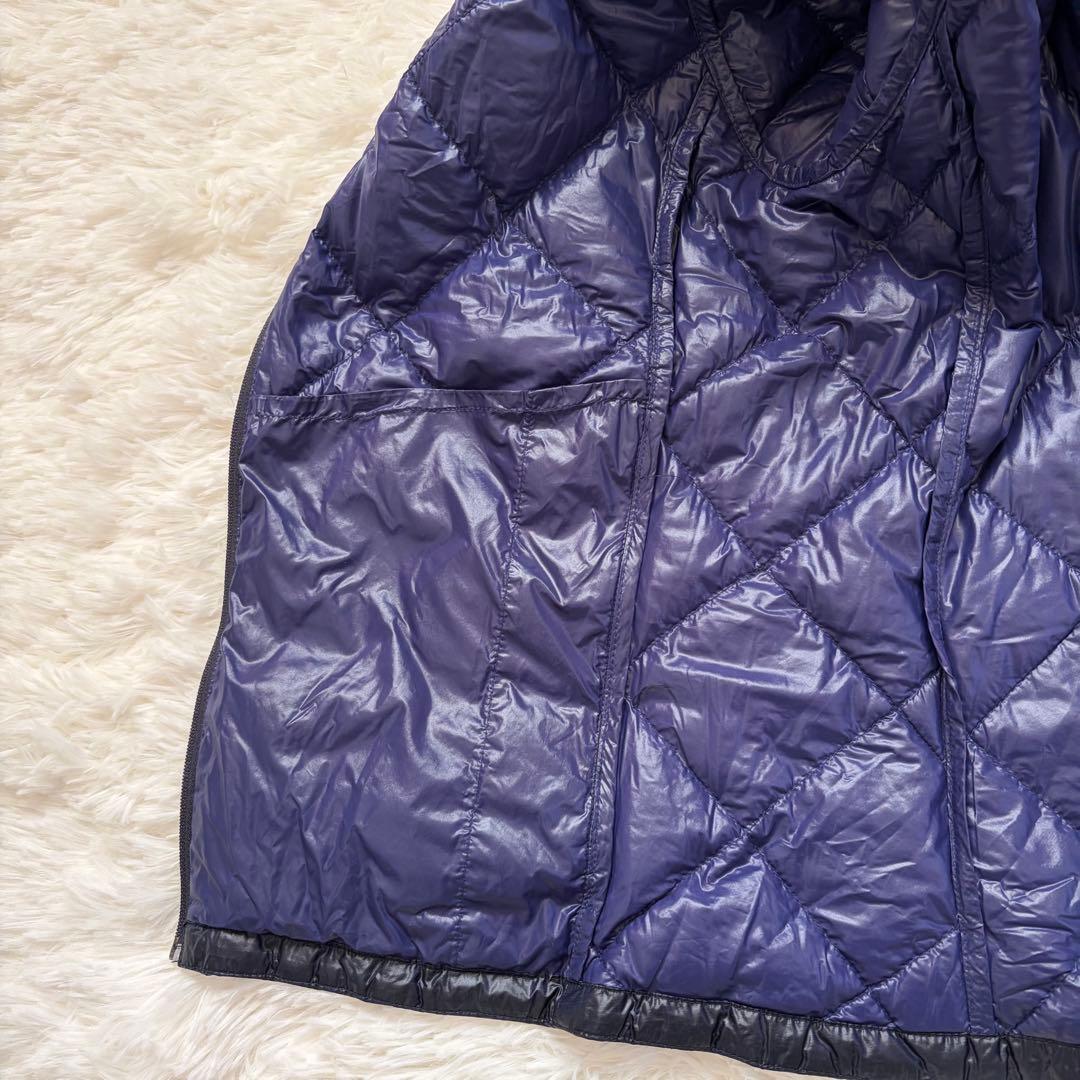 【美品】モンベル U.L. ダウンジャケット　レディース M ネイビー 収納袋付