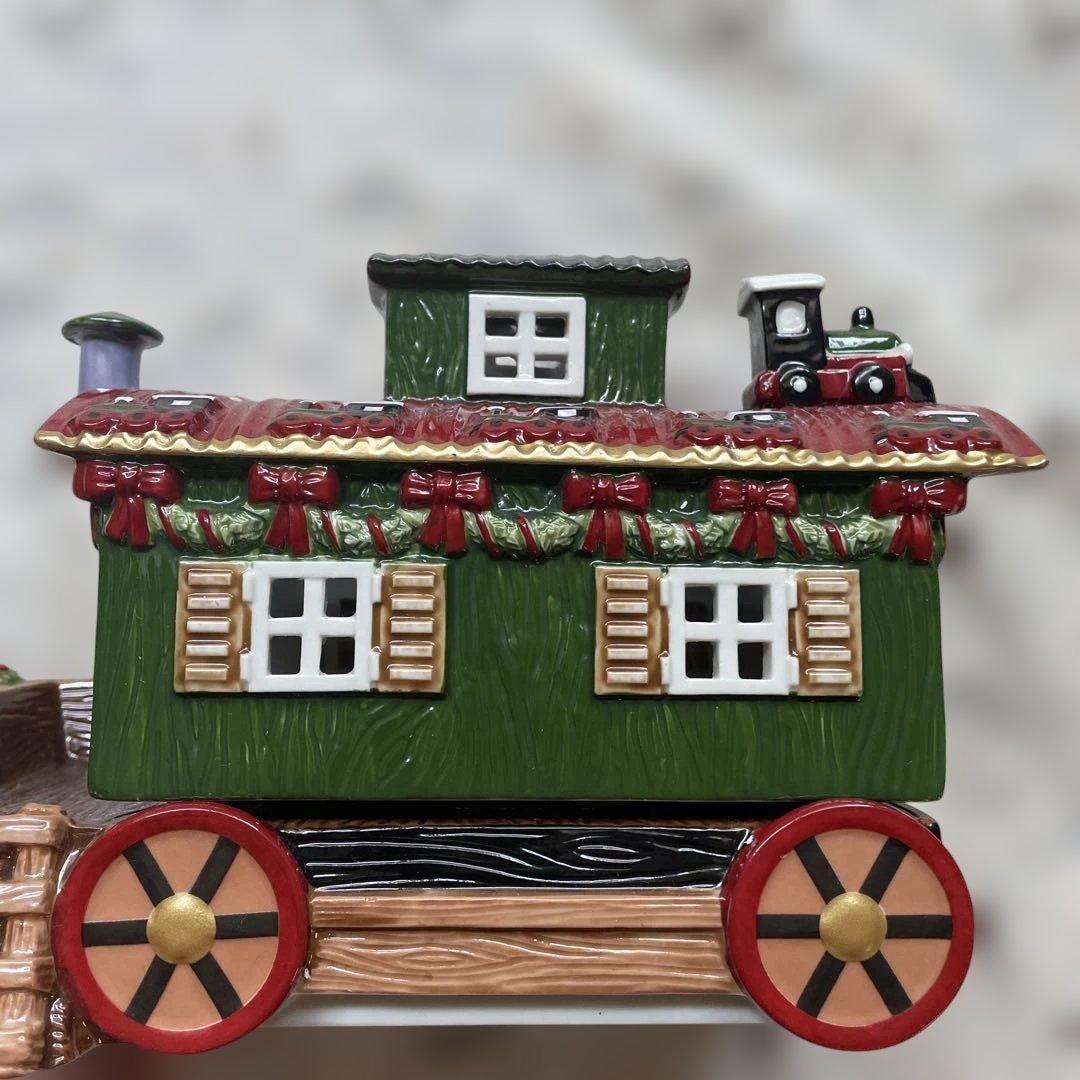 レア　villeroy＆boch ビレロイボッホ　キャンドルハウス　トレイン