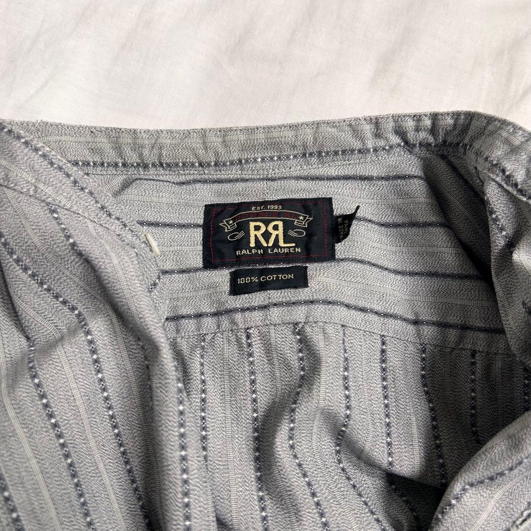 USA(S)⭐︎RRL⭐︎RALPH LAUREN ⭐︎バンドカラーシャツ