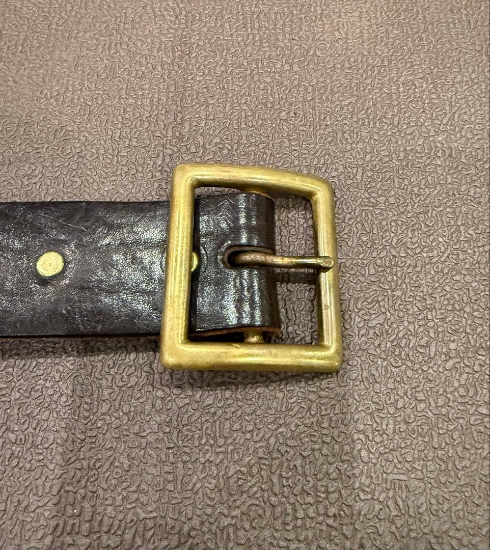 HTC / フラワー スタッズレザーベルト(サイズ34)