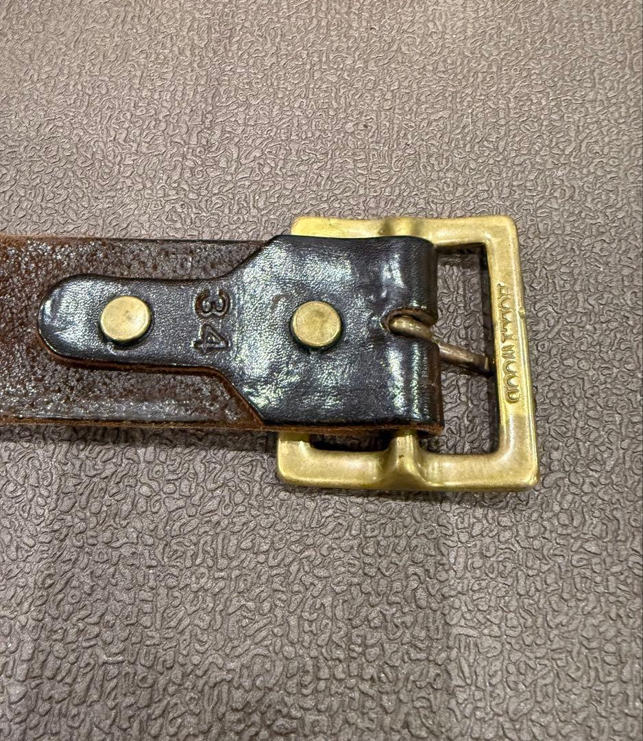 HTC / フラワー スタッズレザーベルト(サイズ34)