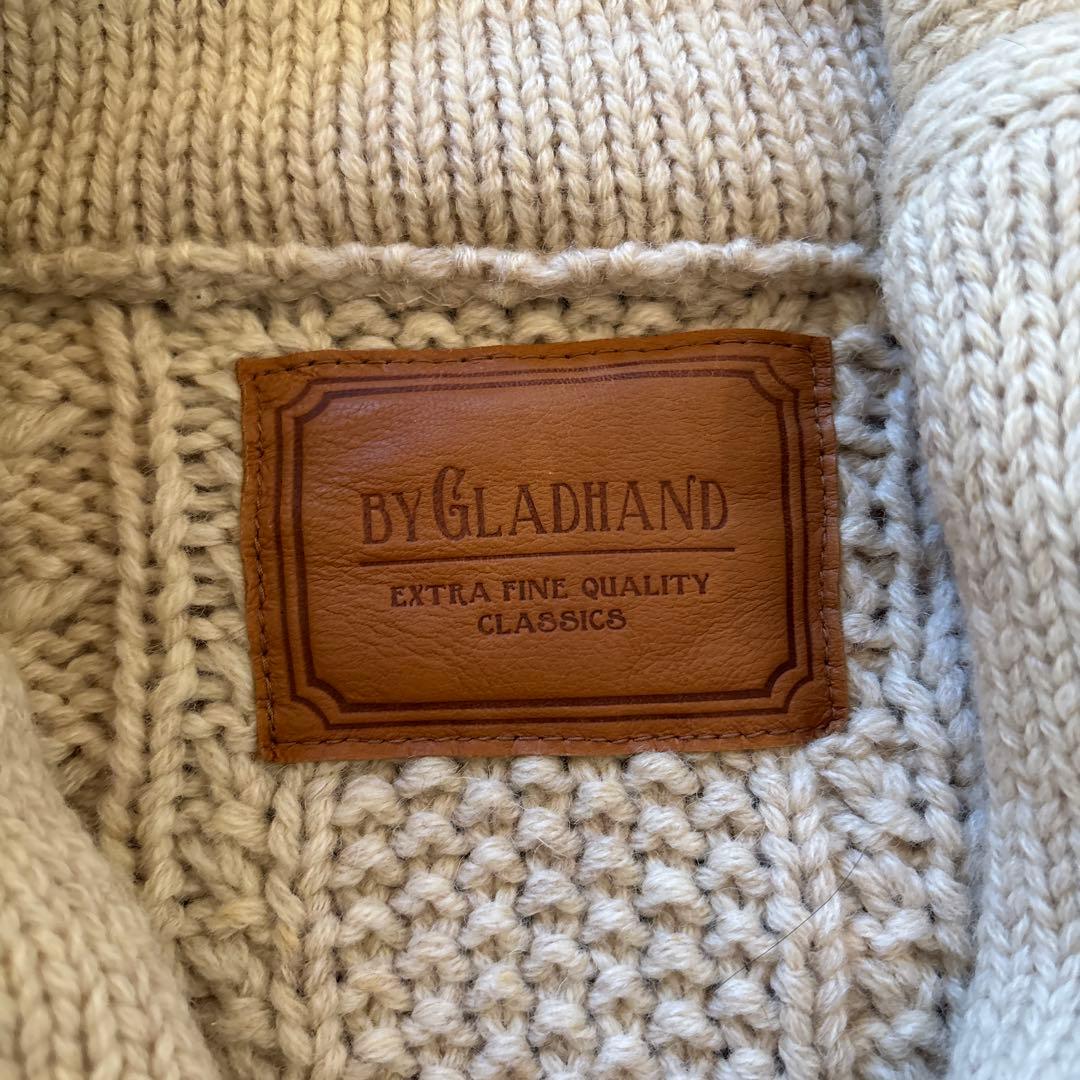 バイグラッドハンド　肉厚カーディガン　サイズL