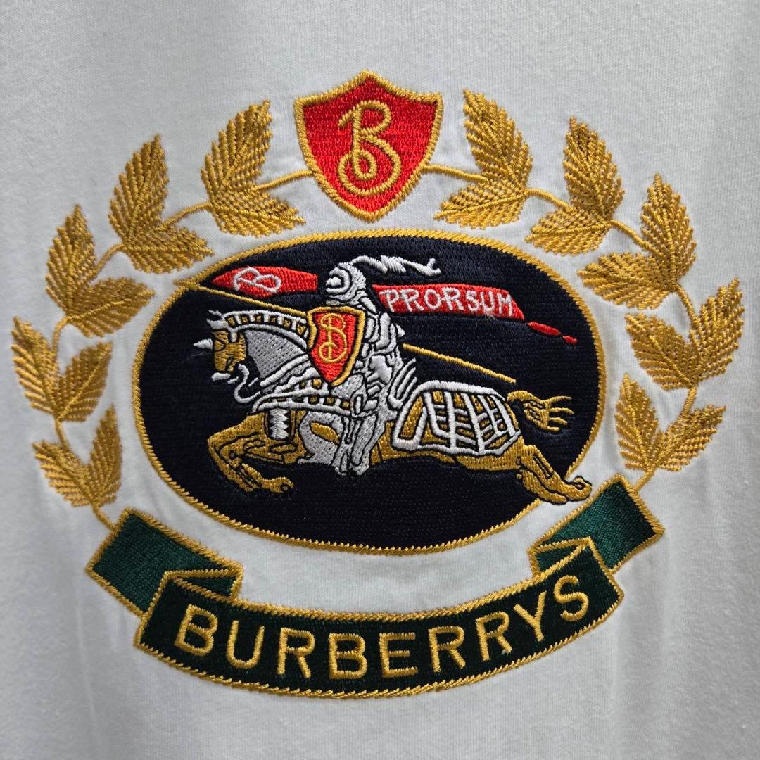 Burberry London 口ゴ刺繍　Tシャツ　カットソー サイズXL