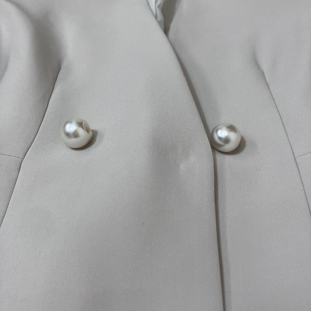極美品　RUIRUE BOUTIQUE パンツスーツ　アイボリー Mセットアップ