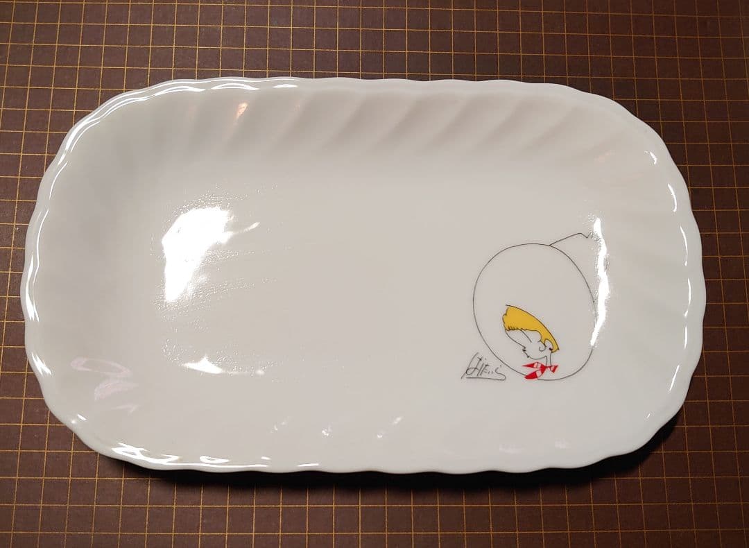 はらたいら デザイン 楕円皿 日本製 昭和レトロ