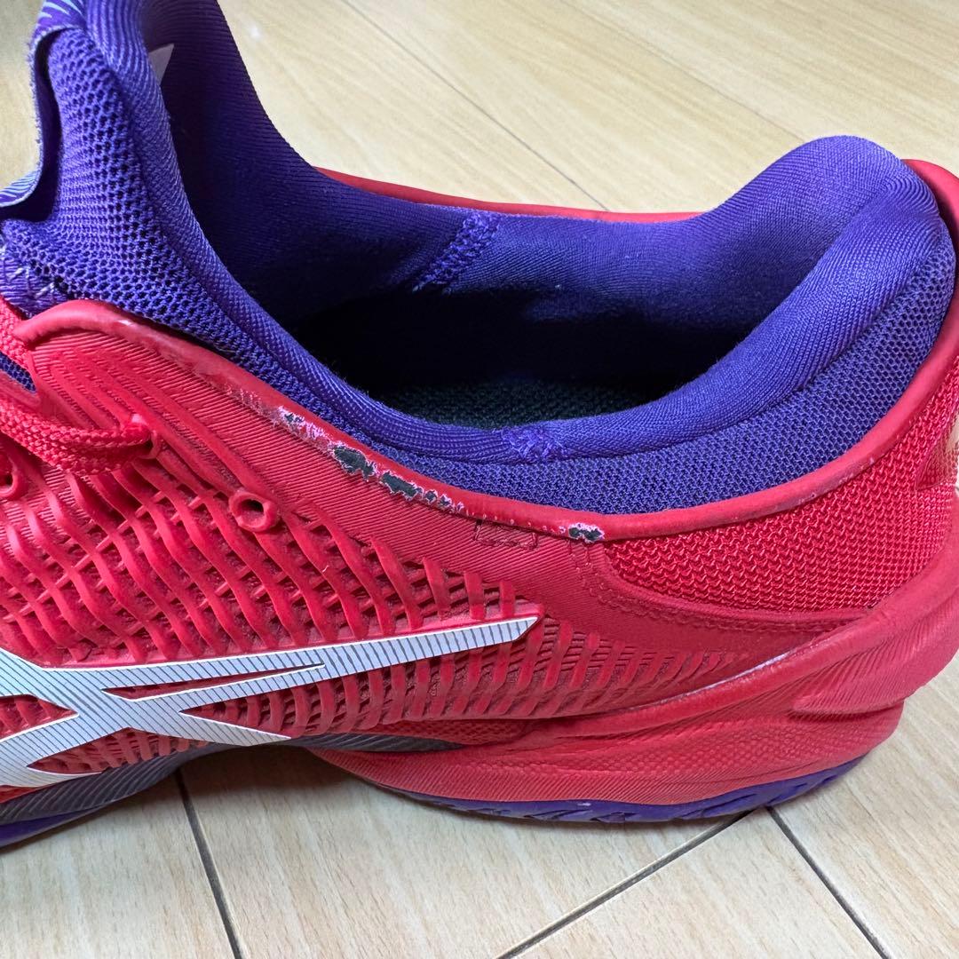 【おいなり】asics Court FF 2 テニスシューズ レッド