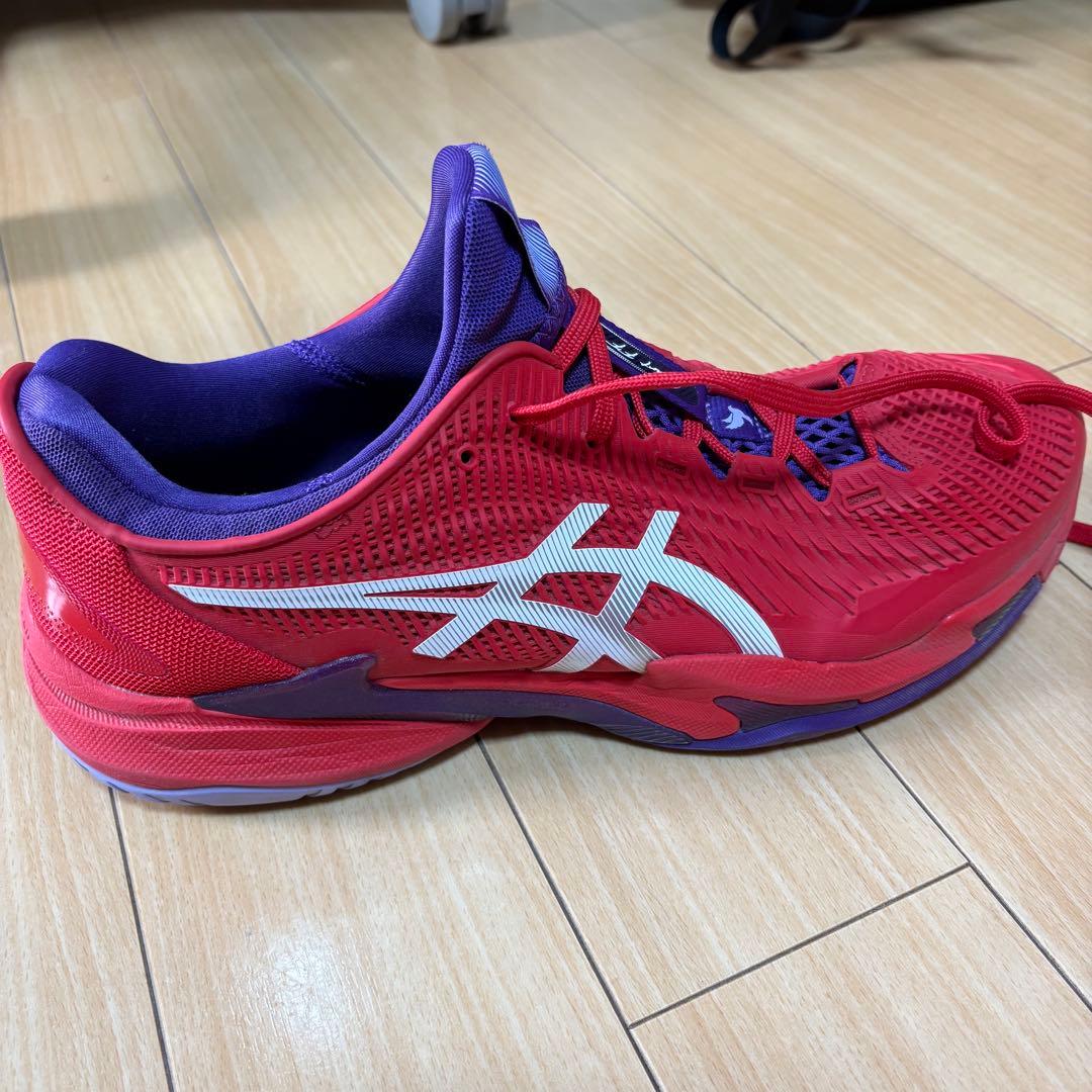 【おいなり】asics Court FF 2 テニスシューズ レッド