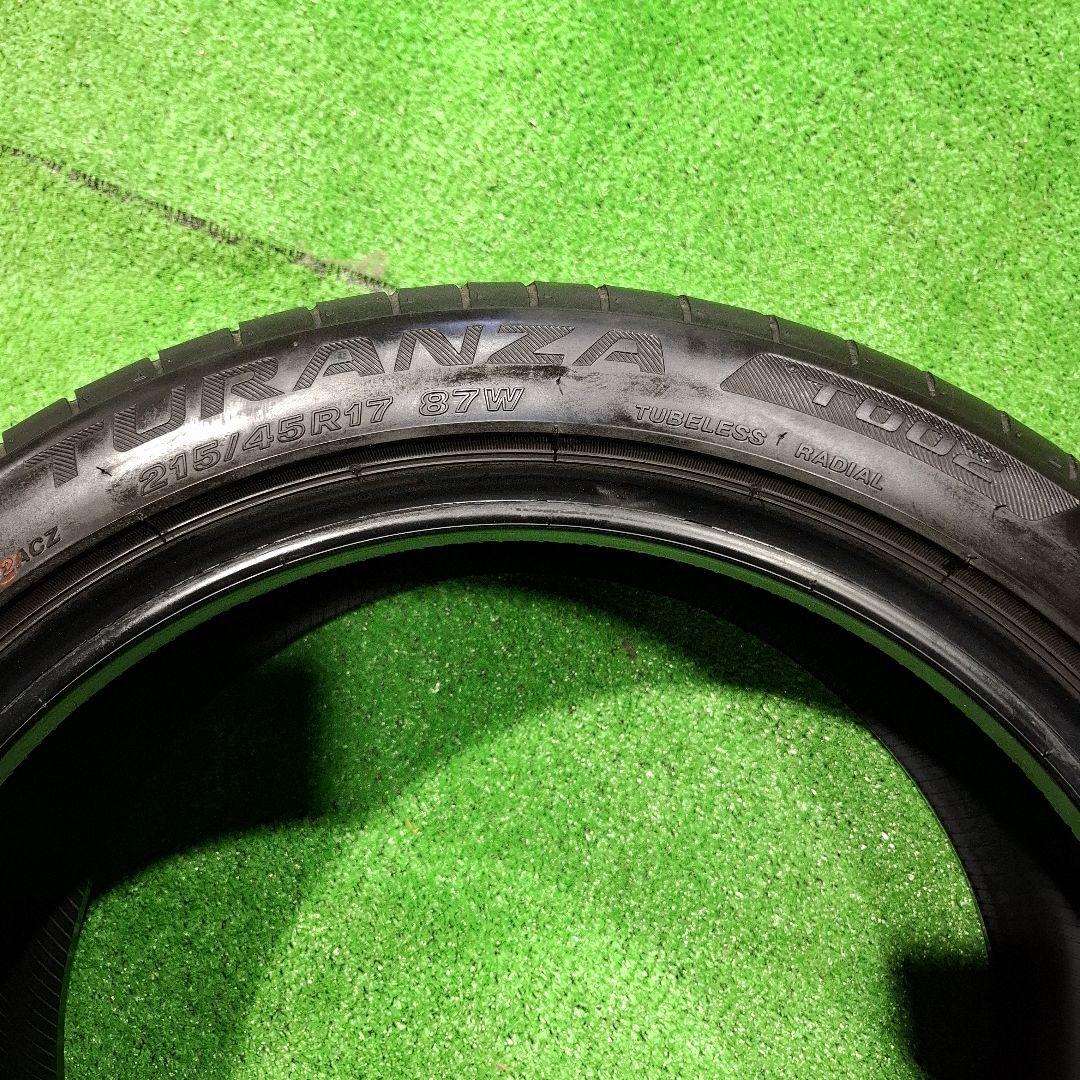 215/45R17 ブリヂストン トランザ T002 4本セット