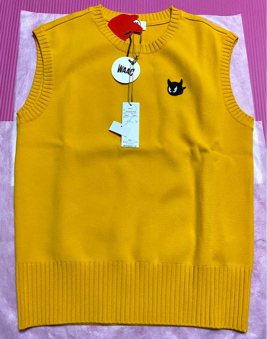 【新品未使用】WAAC ワック ゴルフウェア　黄色