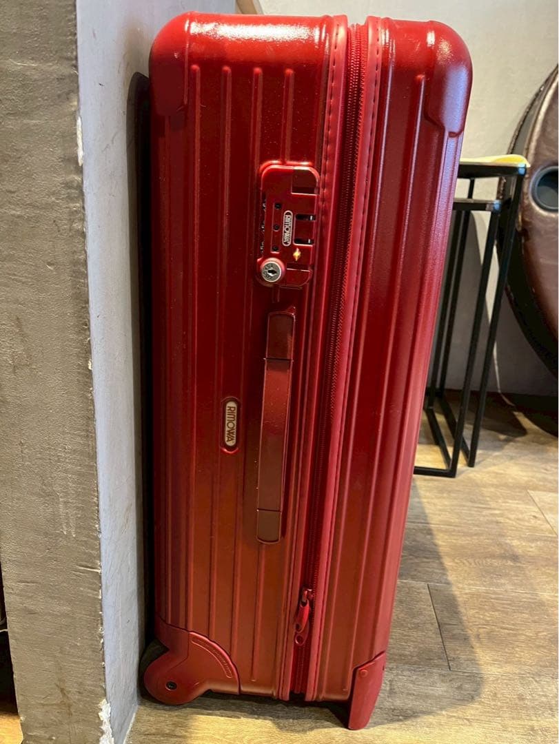 【極美品】リモワ　RIMOWA リモワ サルサ 2輪　レッド　63リットル