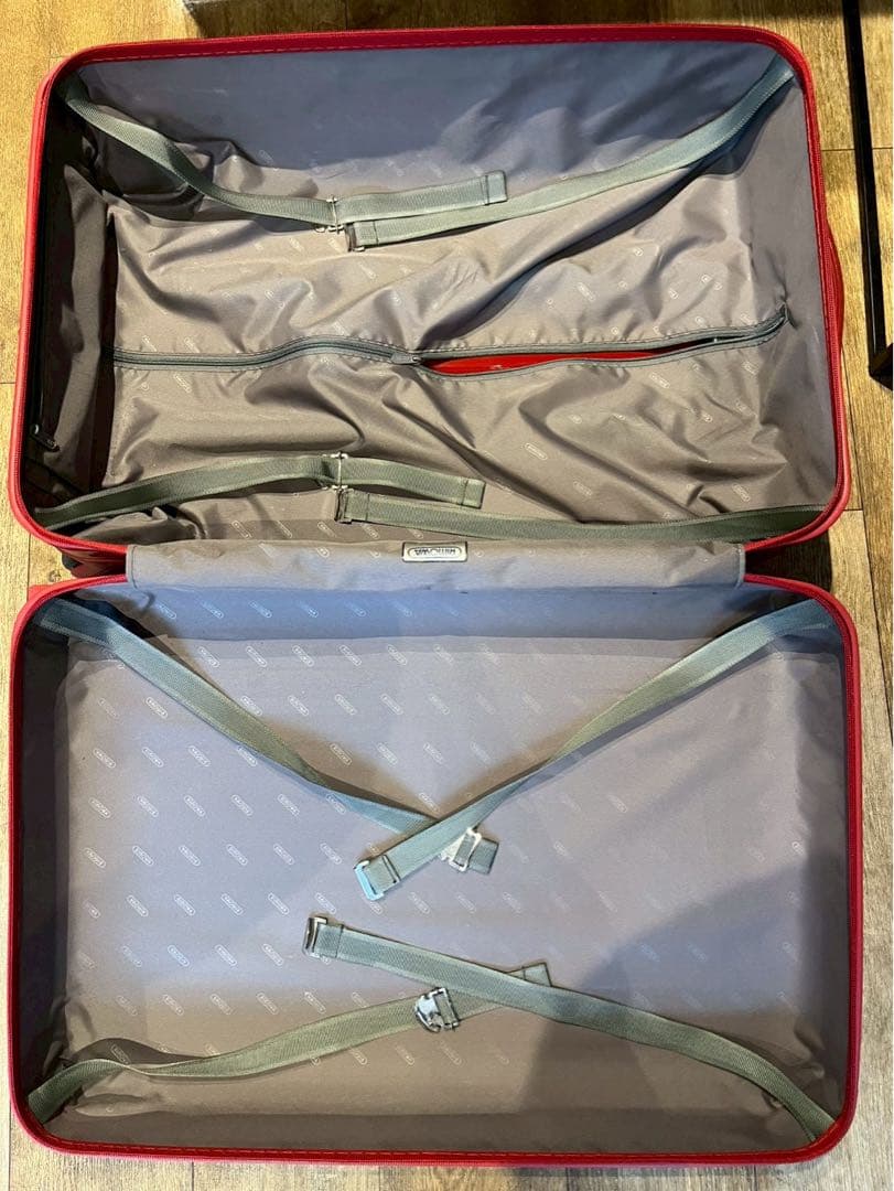 【極美品】リモワ　RIMOWA リモワ サルサ 2輪　レッド　63リットル