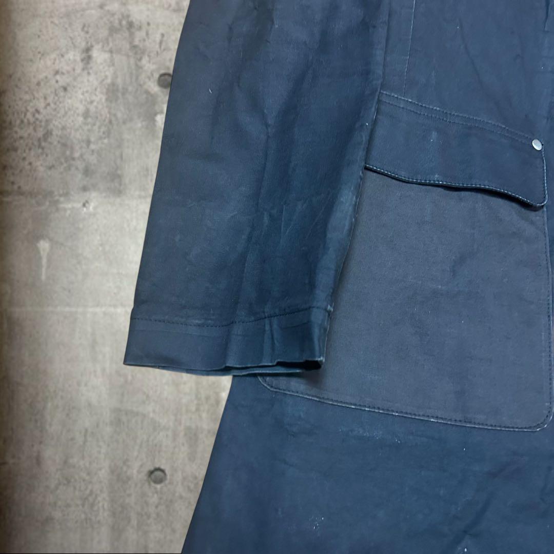 ジャケット・アウター 99aw archive Hermes black rubber coat