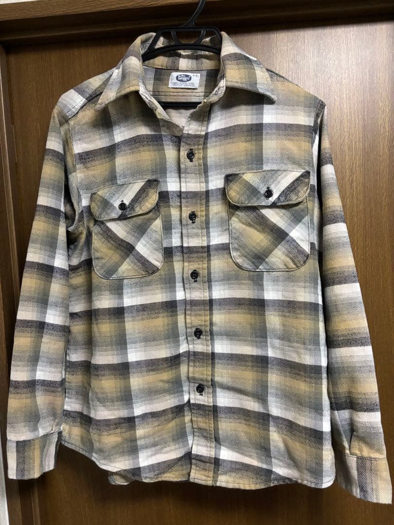 mr reggs ビンテージ ネルシャツ USA製 オンブレ 70s 80s