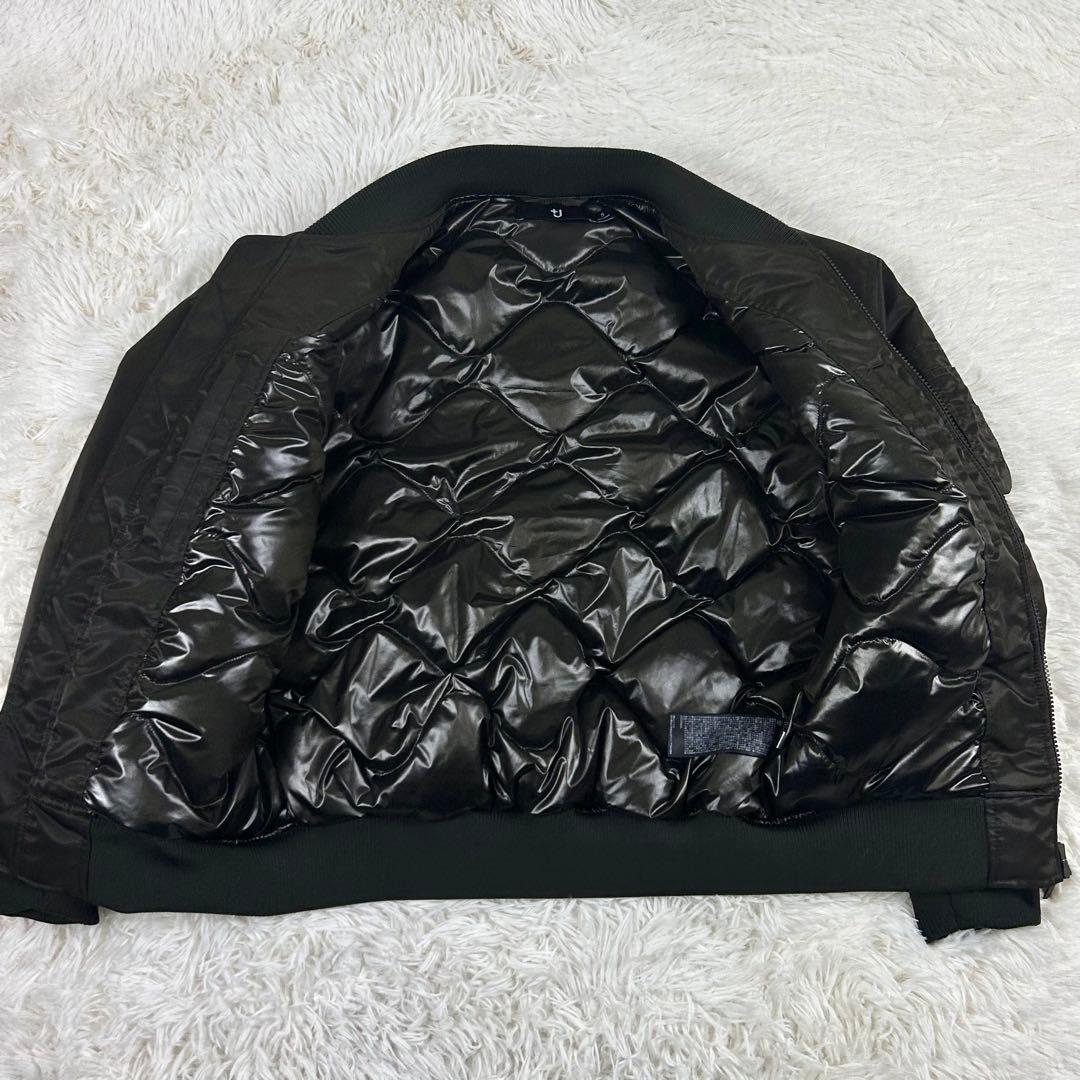 ユニクロ +J ハイブリッドダウンオーバーサイズMA-1 グレー ジルサンダー