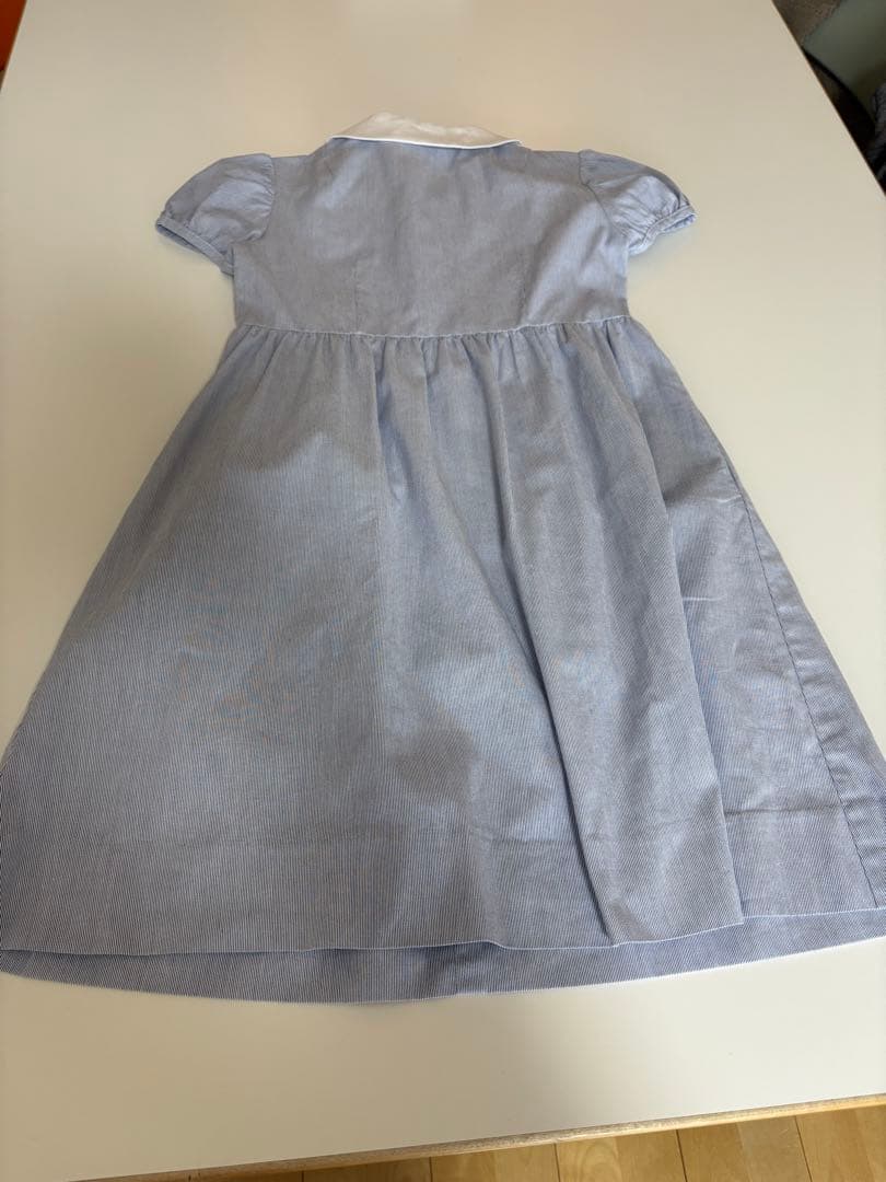 familiar ストライプ 半袖ワンピース