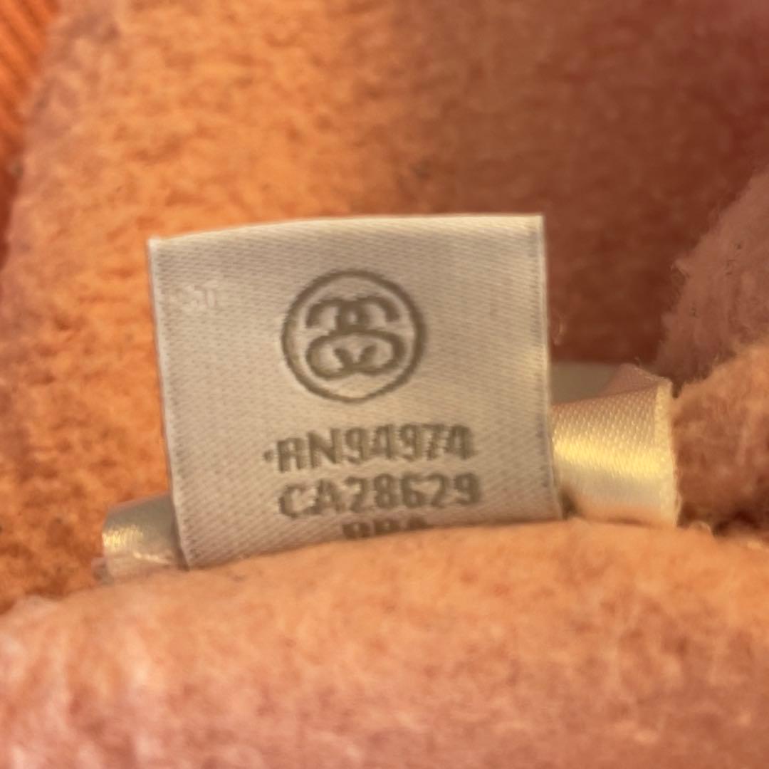 【希少カラー】STUSSY ステューシー パーカー L 刺繍ロゴピンク フーディ