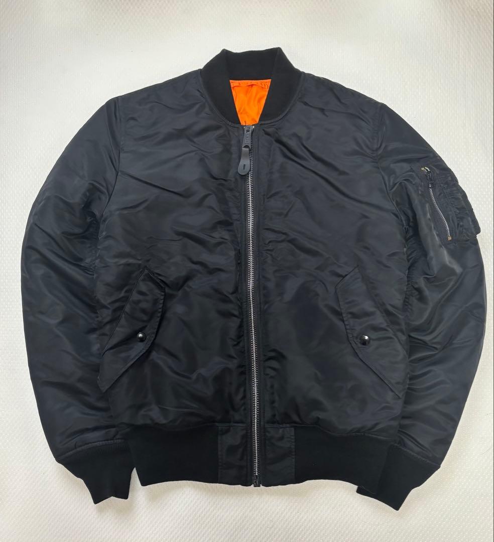 ✨極美品✨ ALPHA MA-1 Mサイズ ブラック フライトジャケット