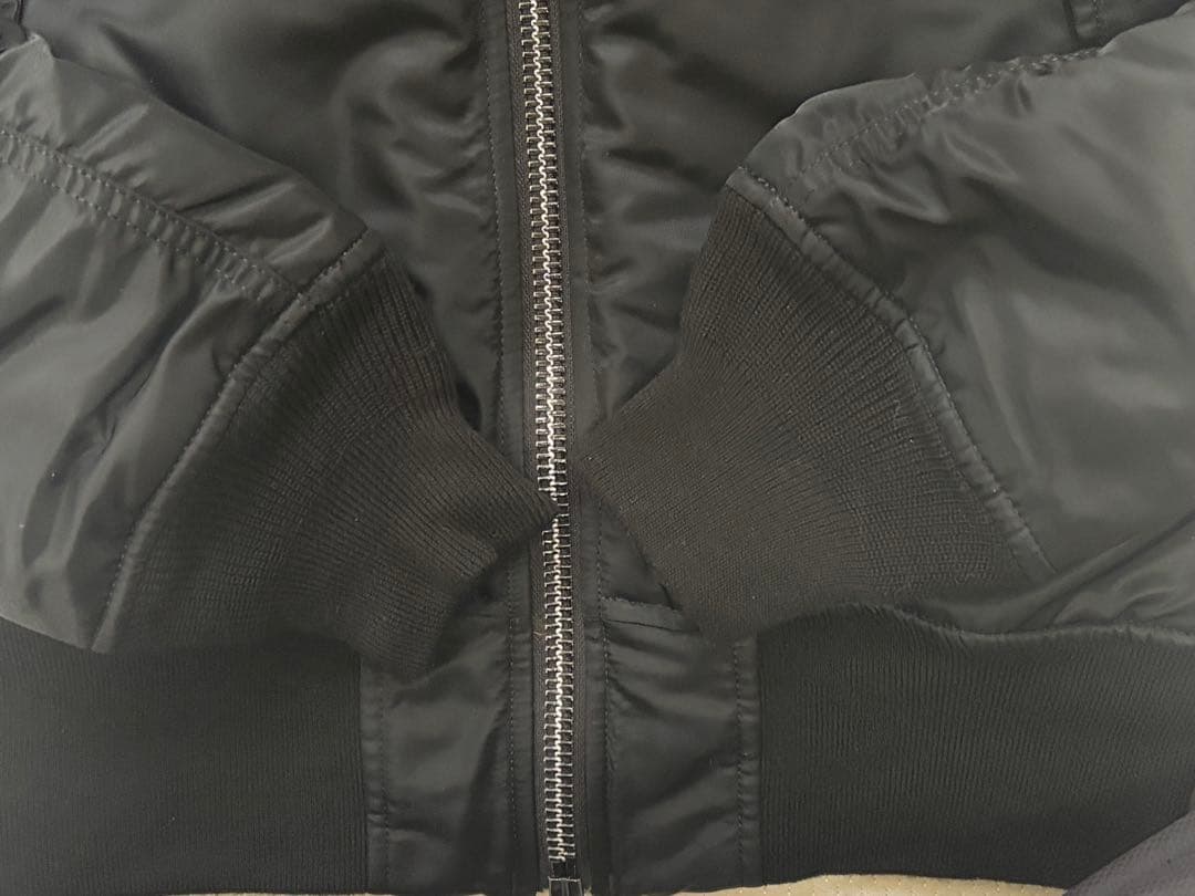 ✨極美品✨ ALPHA MA-1 Mサイズ ブラック フライトジャケット