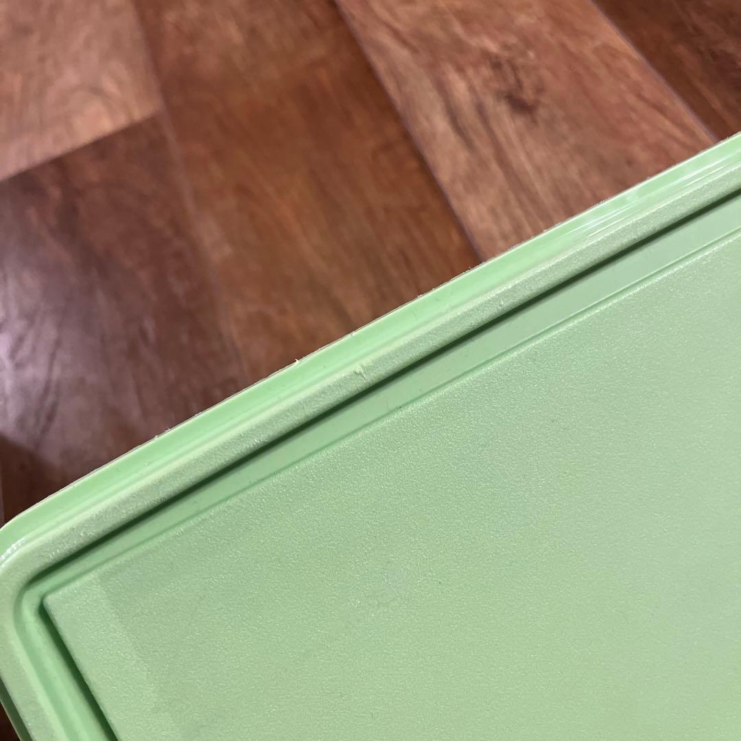 タッパーウェア　ディープスーパーケース　ネイビー　グリーン