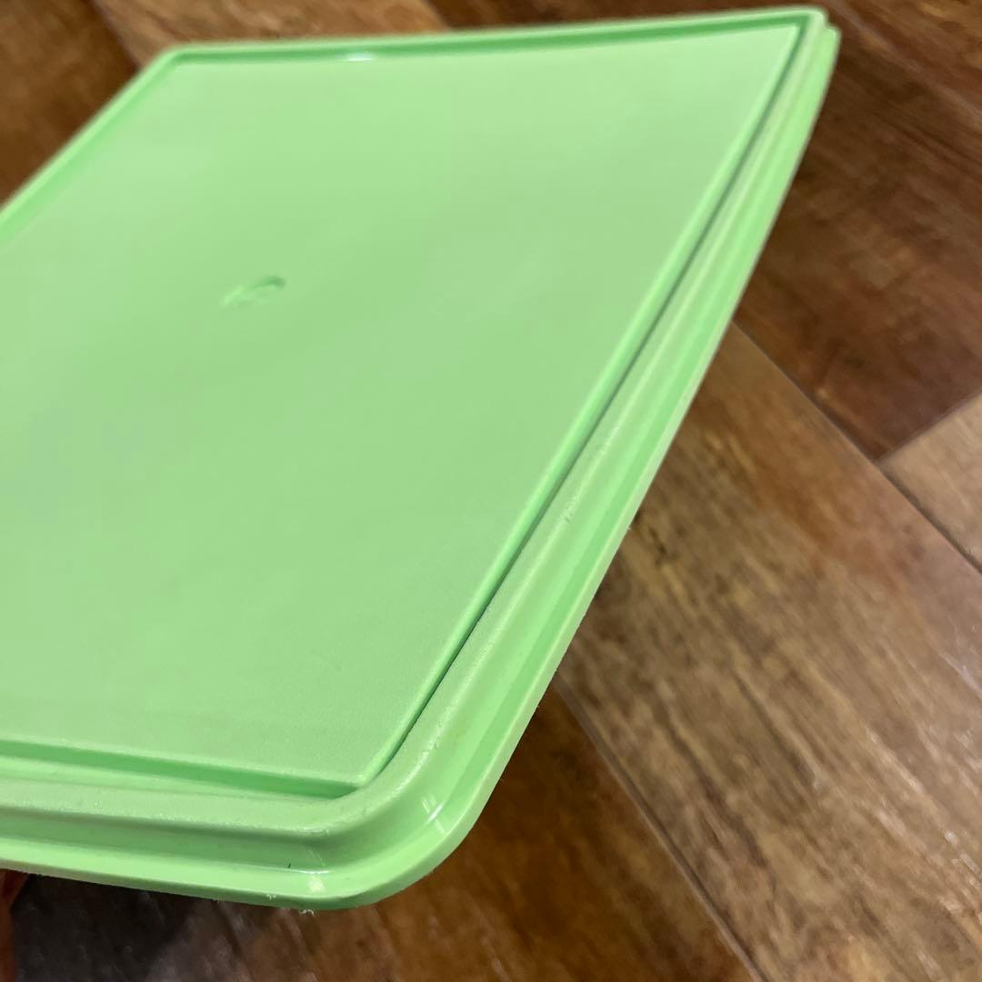 タッパーウェア　ディープスーパーケース　ネイビー　グリーン