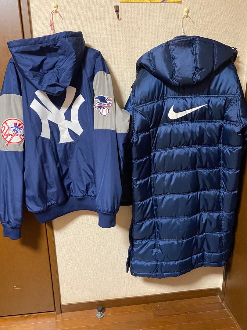 NIKEダウンコート、ヤンキースジャケット