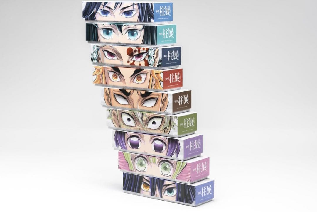 限定品　鬼滅の刃　柱展　キービジュアル小箱　ボックス　コンプリート