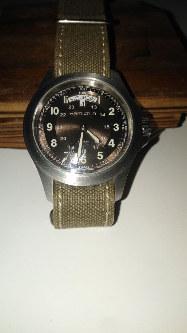 ハミルトンカーキキングクォーツキャンバスキット