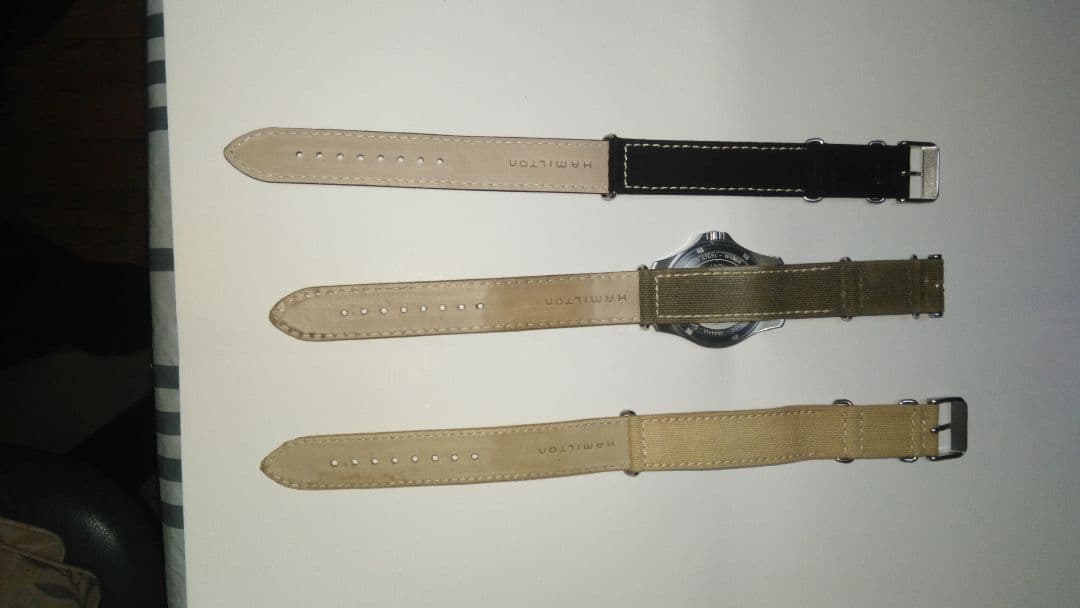 ハミルトンカーキキングクォーツキャンバスキット