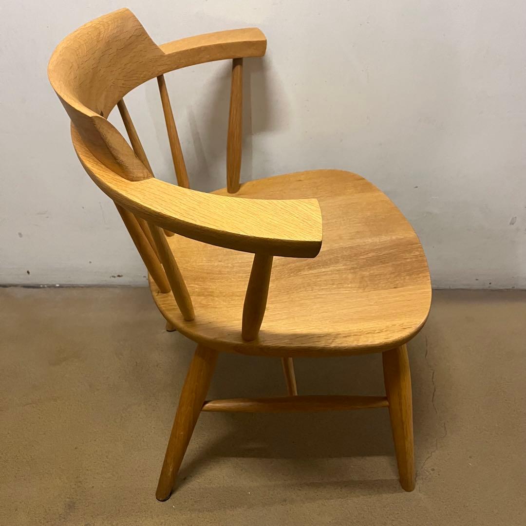 【良品】②柏木工　キャプテンチェア（品番：SC3A）ナラ材 ナチュラル