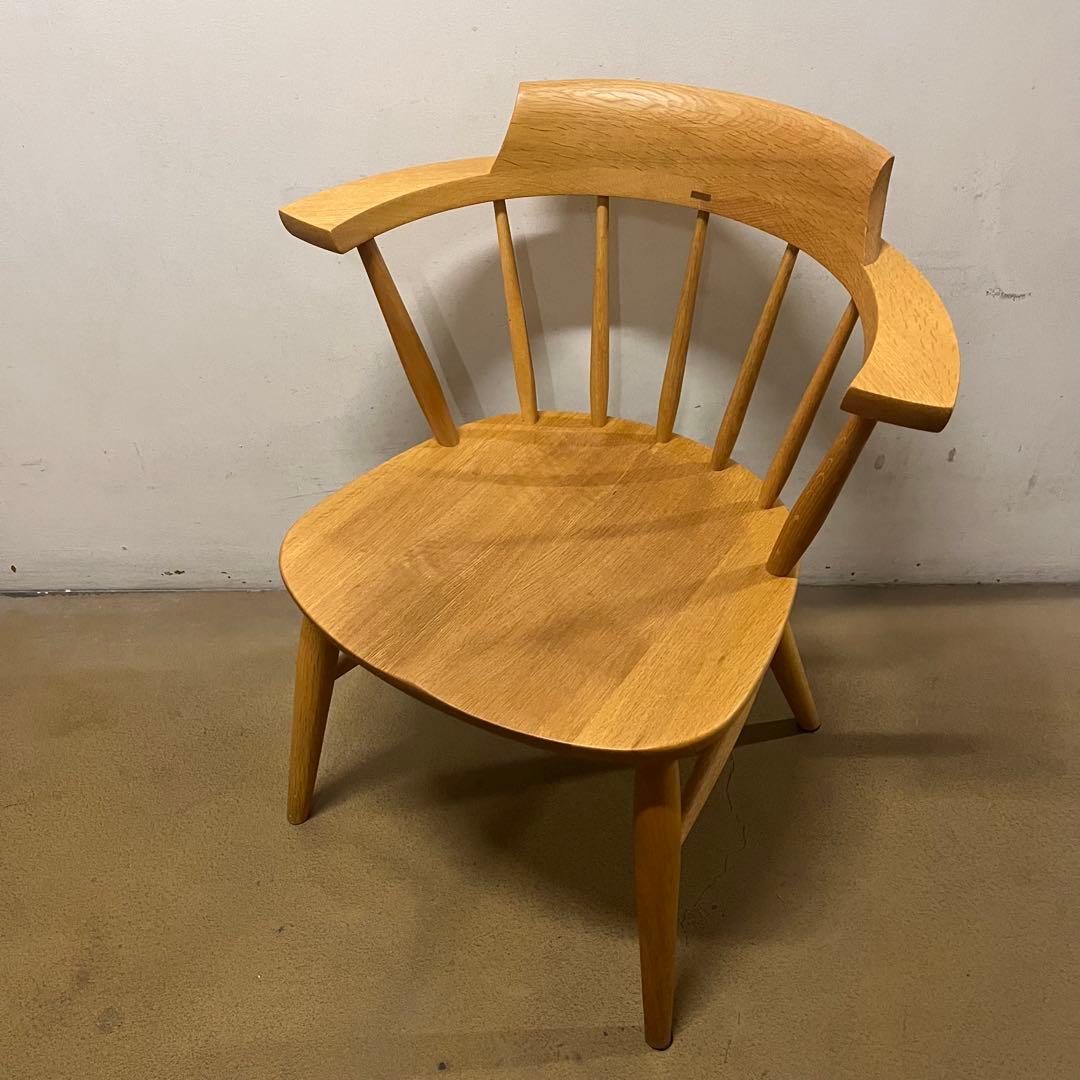 【良品】②柏木工　キャプテンチェア（品番：SC3A）ナラ材 ナチュラル