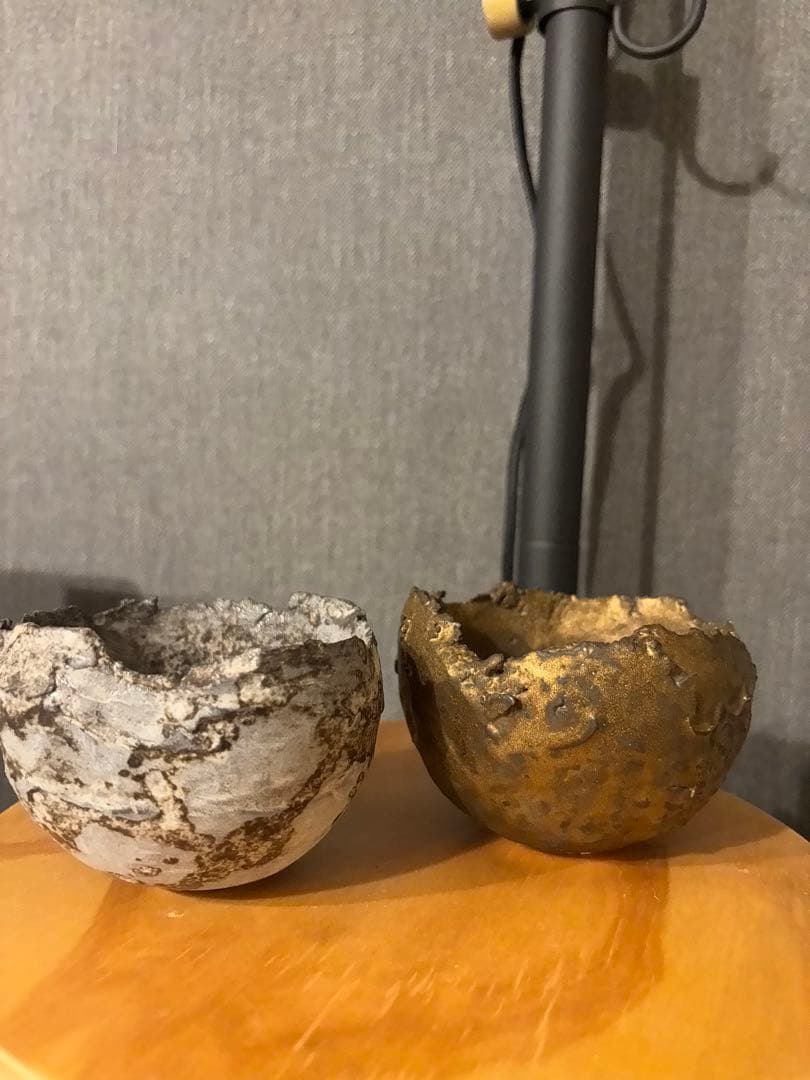 たけろうポット　ちぎり　２個セット　芽の巣山