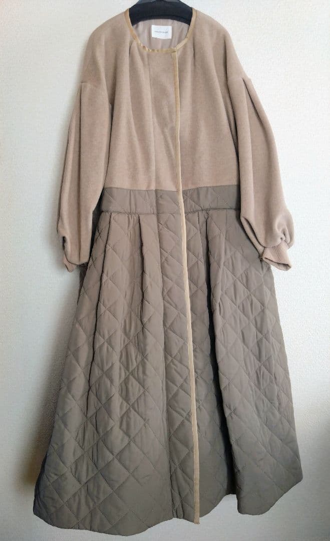 CAROLINA GLASER■配色キルティングコート