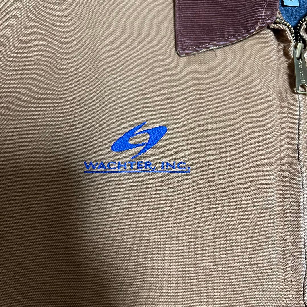 USA製 carhartt カーハート ダックデトロイトジャケット 企業系刺繍