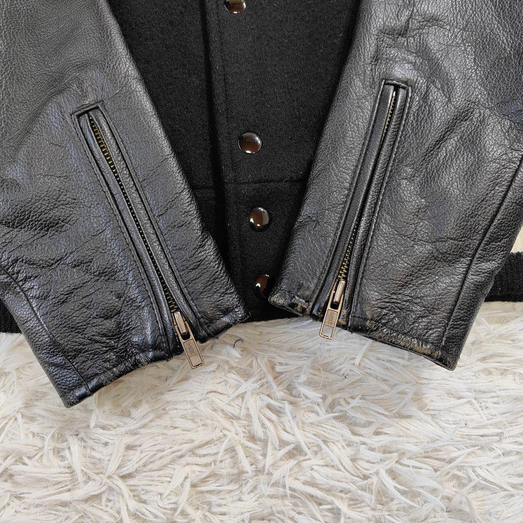 美品　インディアンモトサイクル　スタジャン M 刺繍　本皮