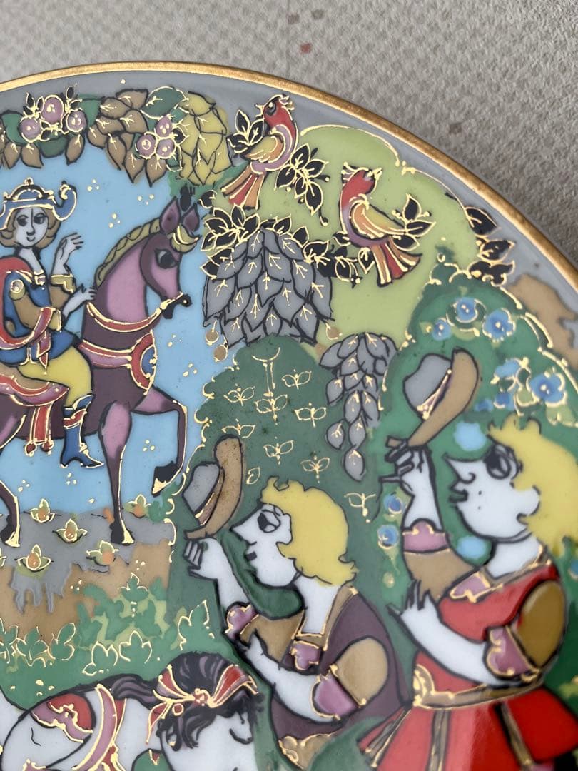 ビョルン・ヴィンブラッド ローゼンタール 絵皿 プレート 北欧ビンテージ