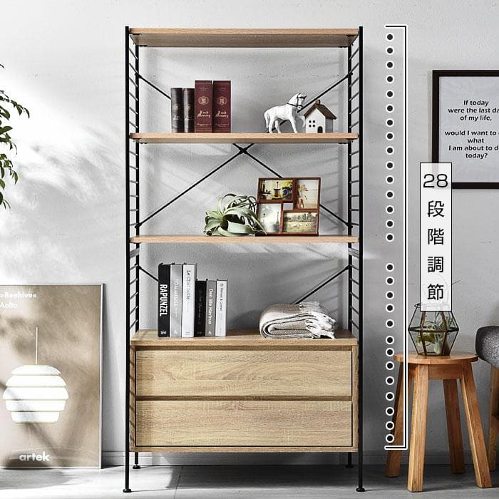 ユニットシェルフ 5段 キャビネット おしゃれ ラック シェルフ ハンガーラック