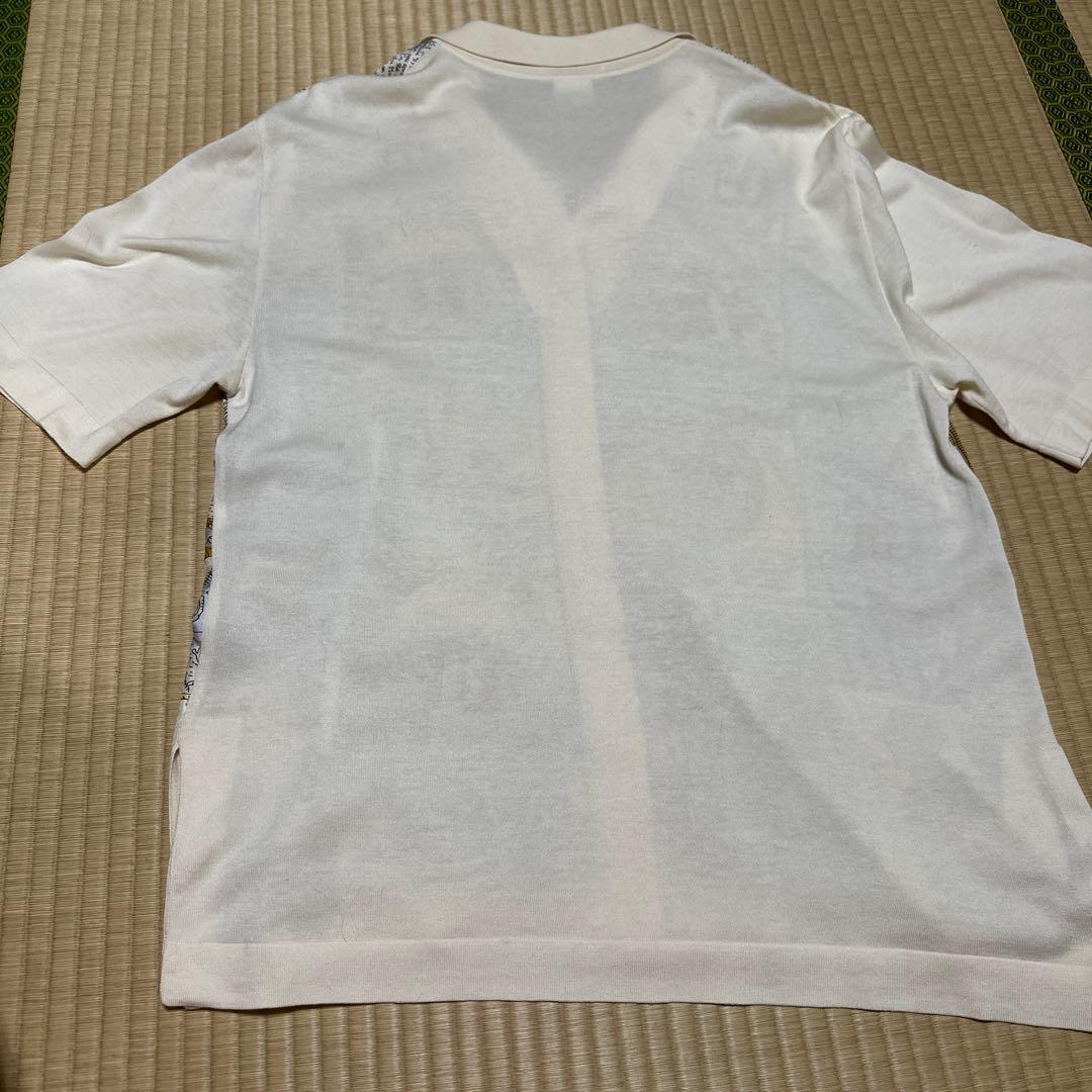 エルメス　シルクニットシャツ