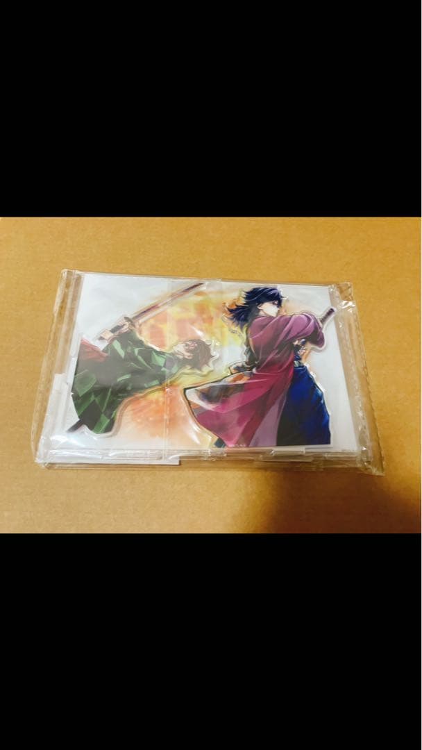 あいメグ　鬼滅の刃ufotable くじG賞　ステッカー3種　C賞アクスタ